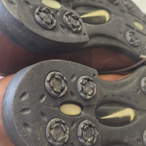 Vintage Used Nike Golf Shoes Leather Brown Mens Size 8.5 - Picture 6 of 13